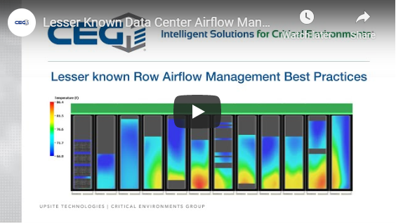 Vlog-Lesser Known Airflow Management Best Practices