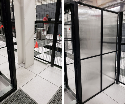 data center row airflow containment