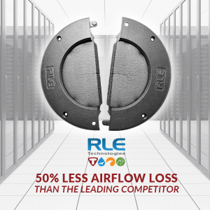 New Tech News – RLE Technologies Grommet for Data Center Raised Floors