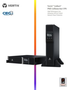 Liebert PSI5 Lithium Ion UPS