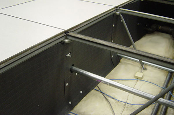 underfloor baffle system