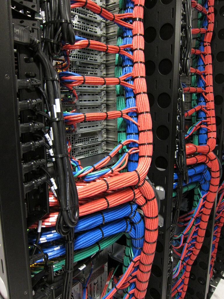 data center rack cabling