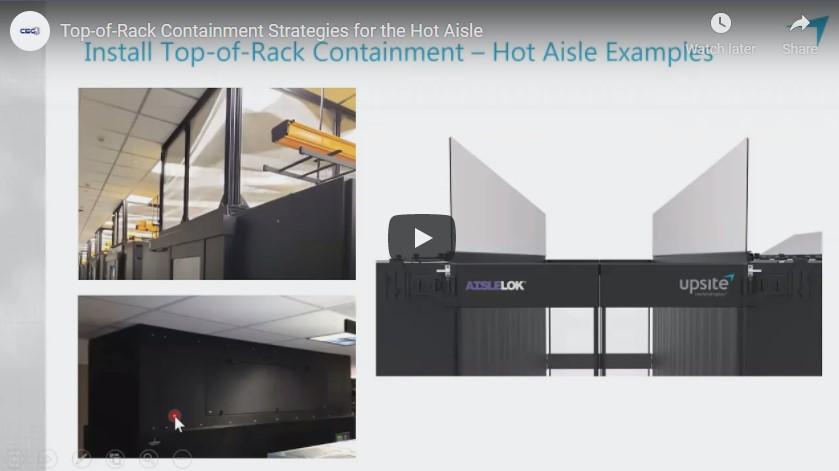 CEG Vlog – Top-of-Rack Containment Strategies for the Hot Aisle