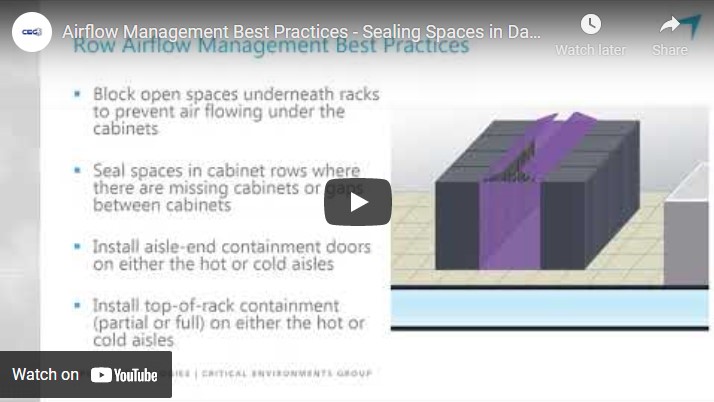 Vlog – The Importance of Sealing Spaces in Data Center Retrofits
