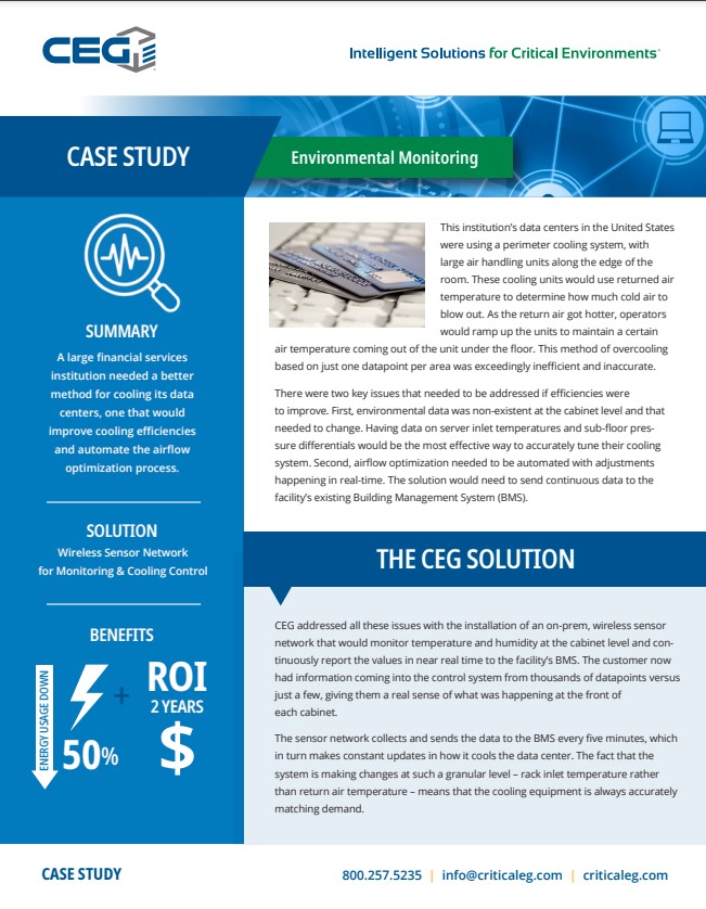 ceg case study financial services