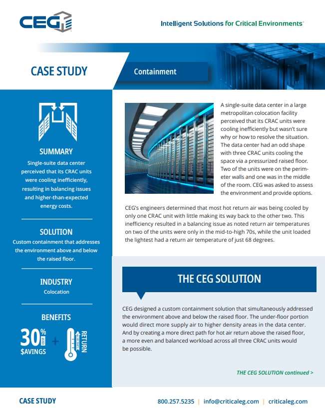 ceg containment case study