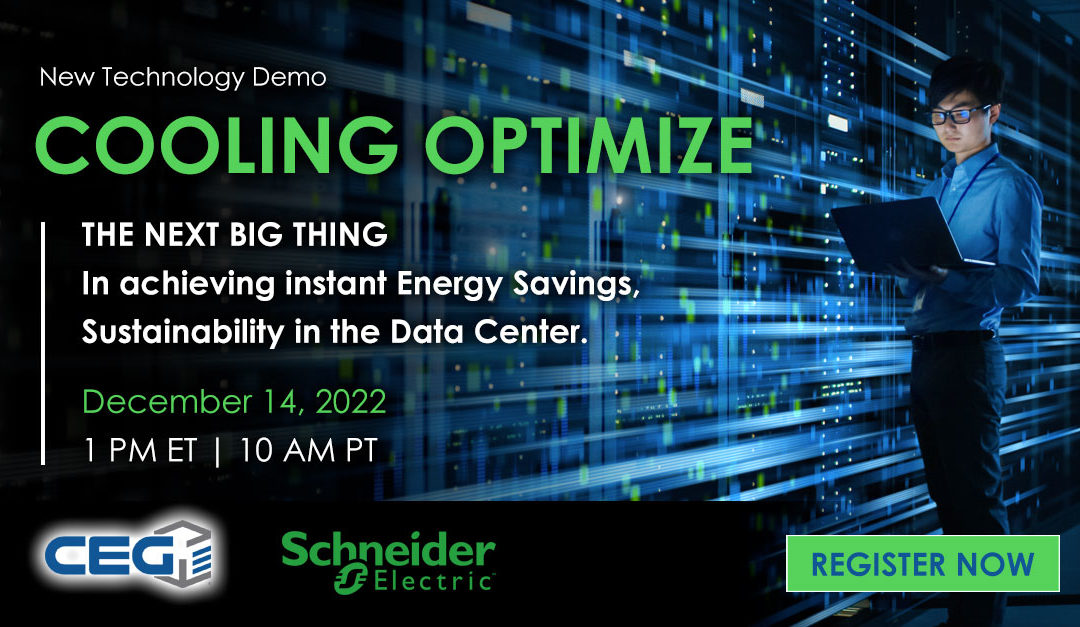 Webinar | Cooling Optimize Resolves Cooling Complexities in the Data Center